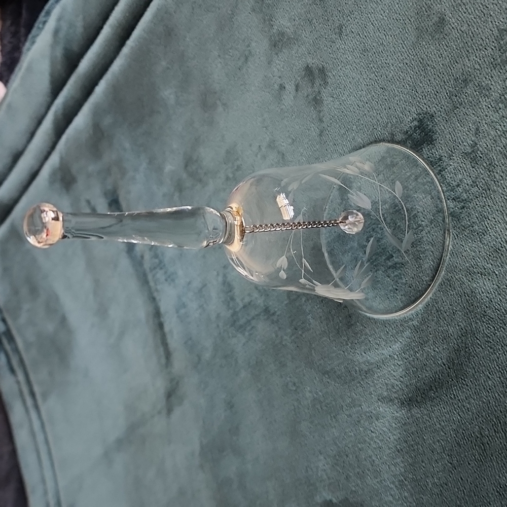 Princess House glass bell